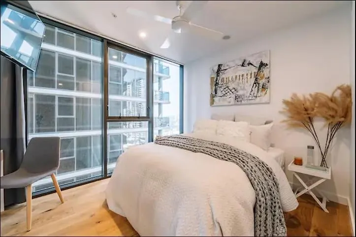 Modern Compact Studio Separate Bathroom location