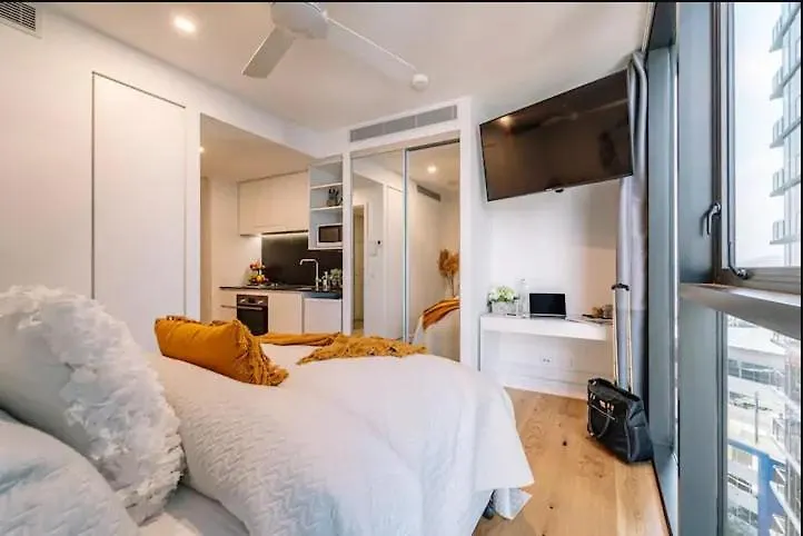 Modern Compact Studio Separate Bathroom Brisbane 0*,
